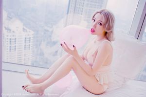 Huang Luran „Koronkowa piżama + koronkowe bikini kąpielowe” [秀 人 XIUREN] nr 1043