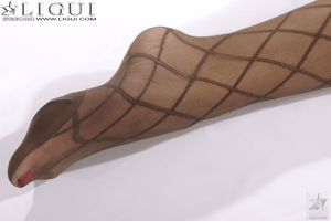 Modelo Tian Tian "A tentação da malha" [Ligui LiGui] Foto de belas pernas e pés de jade