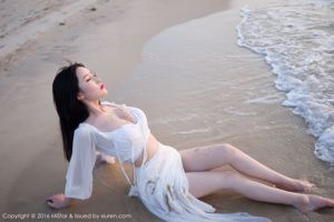 Yu Ji Una "Langkawi Travel Shooting" Vestido de praia + maiô [MiStar] Vol.106