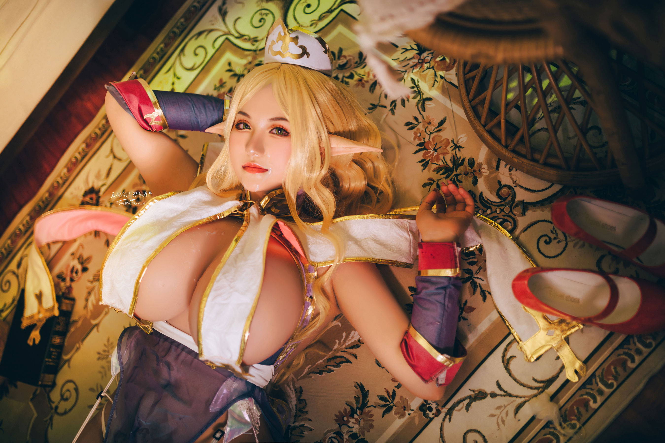 [Internet celebrity COSER photo] Xia Gege doesn't want to get up - Elf Village Priscilla Page 31 No.35ec4a