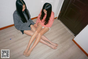 [Pemotretan Model Dasheng] No.095 Wenwen & Tingting Sisters Double Silk