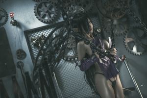 [Net Red COSER Photo] Anime Blogger Stupid Momo-Queen of Black Beasts Asli