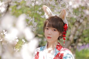 [Welfare COS] Милая девушка Fushii_ Haitang - Cherry Bunny