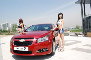 Người mẫu xe hơi Hàn Quốc Huang Meiji "Auto Show Picture Series" Collection Edition