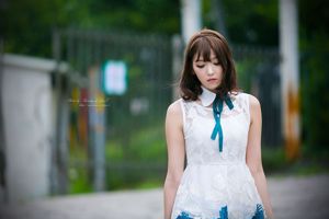 De beste godin Li Enhui / 이은혜 "Streetstyle kanten jurk"